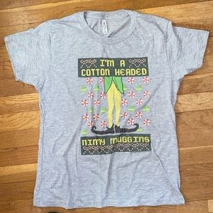 Cotton Headed Ninny Muggin T shirt, gray, large